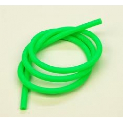 Tubo Silicone Verde Flor 3/32"- 2,3mm-1M